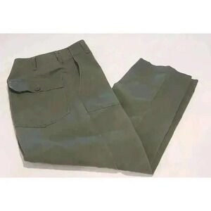Green cargo Pants Chino's Pockets John Galt 24x24 casual jeans pants casual work